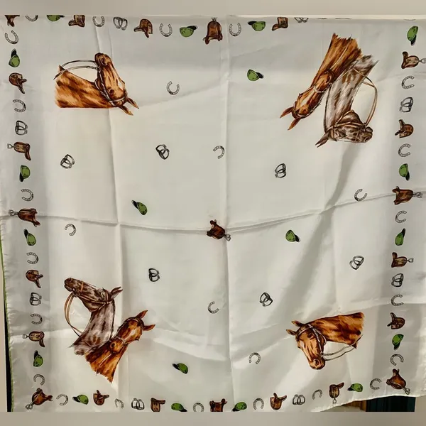 Vintage Specialty House Horse Scarf - Image 2