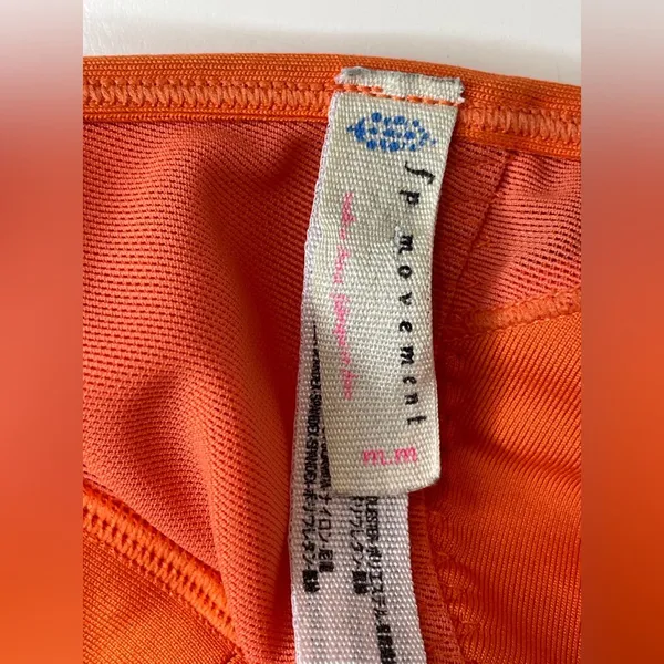 Free‎ People Moment Women’s Orange Sports Bras Size M - Image 5