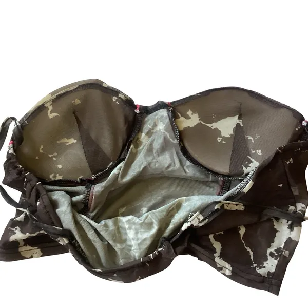 Faux Corset Top Brown Size M - Image 5