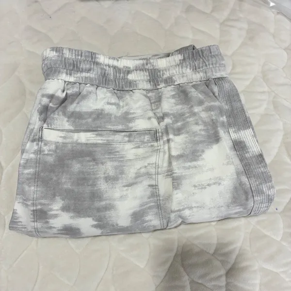 Athleta Farallon Printed Jogger Lightweight Activewear Pants Gray White Size 26W - Image 6