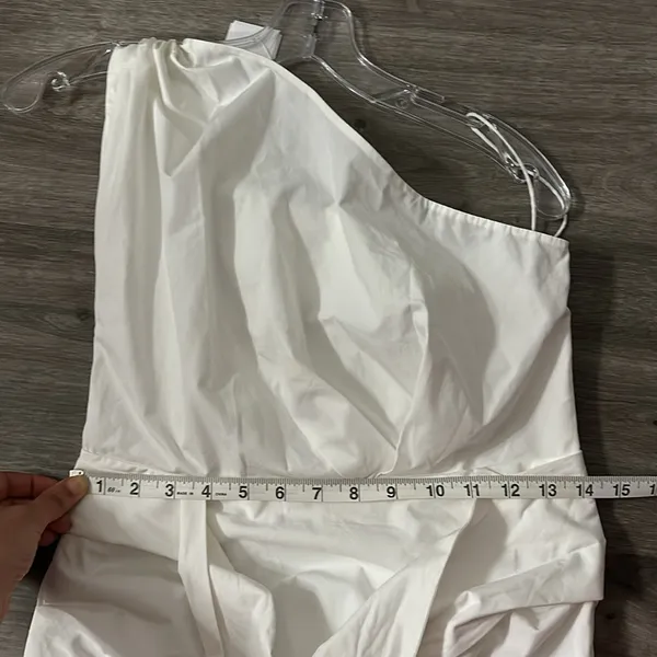 DEREK LAM 10 CROSBY Tie Front Poplin dress - Image 6