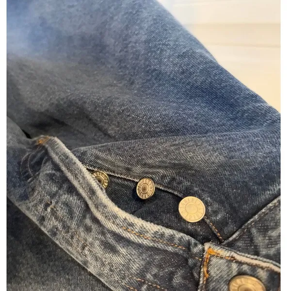 Agolde Riley High Rise Straight‎ Crop Jeans Size 30 - Image 5