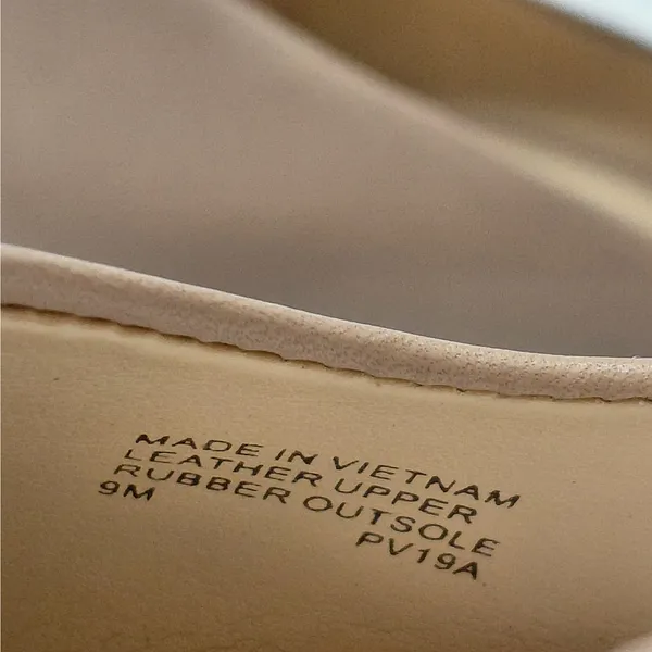 Michael Kors Womens Flex Pumps Size 9M Khaki Leather Pointed Toe Heels Work - Image 7