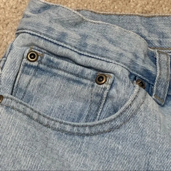 Forever 21 Light Wash Denim Cuffed Shorts 27 - Image 2