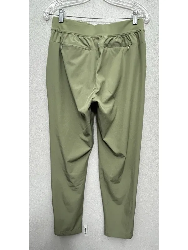 Tommy Bahama Golf Women’s Pants Medium Green Active Pull On Ankle Zip Athleisure - Image 2