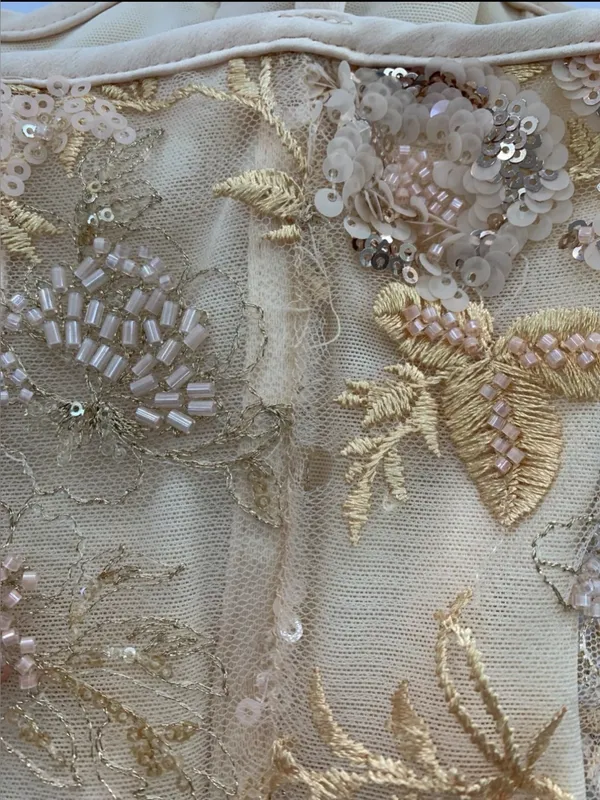 House of CB Blush Embroidered Lace Maxi Dress - Image 10