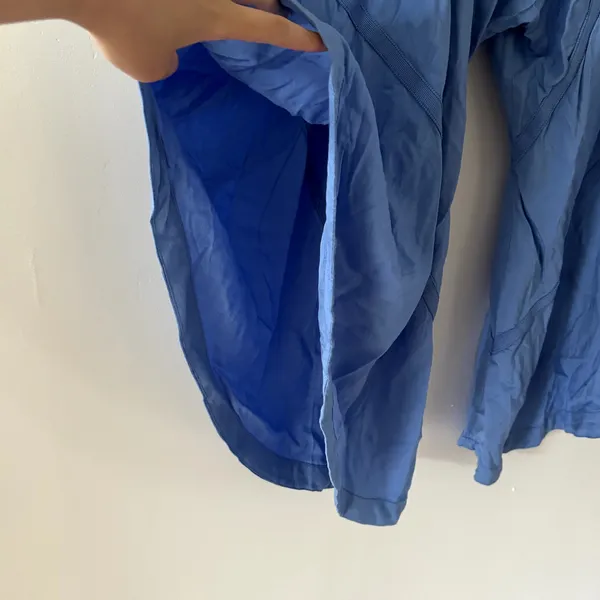 Free People Head Start Harem Blue Wide Leg Loose Pants Size M - Image 4