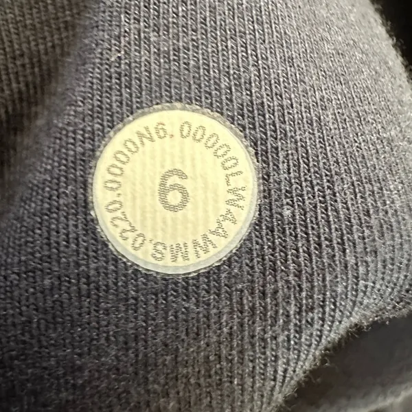 Lululemon Scuba Hoodie Light Cotton navy Fleece with advertising size 6 - Image 3