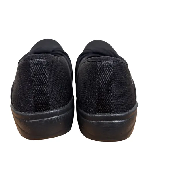 Bzees Paris Womens 7M Black Shimmer Slip On Flats Machine Washable Comfort - Image 8