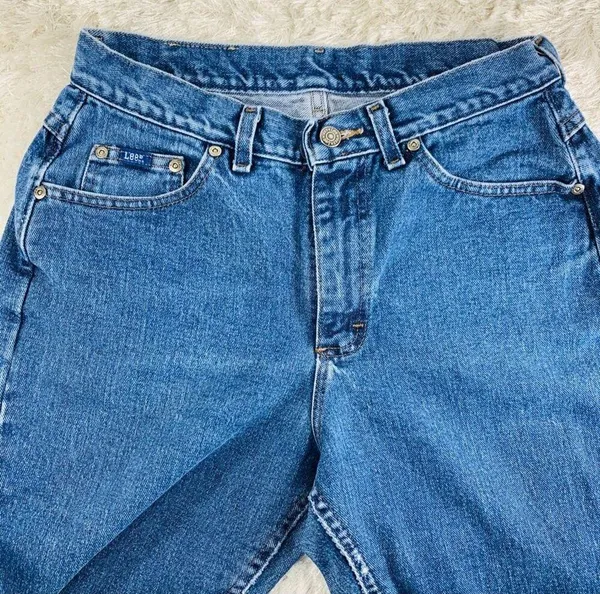 Vintage Lee Mom Hi Waist Jeans Sz 12 P 31” waist - Image 5
