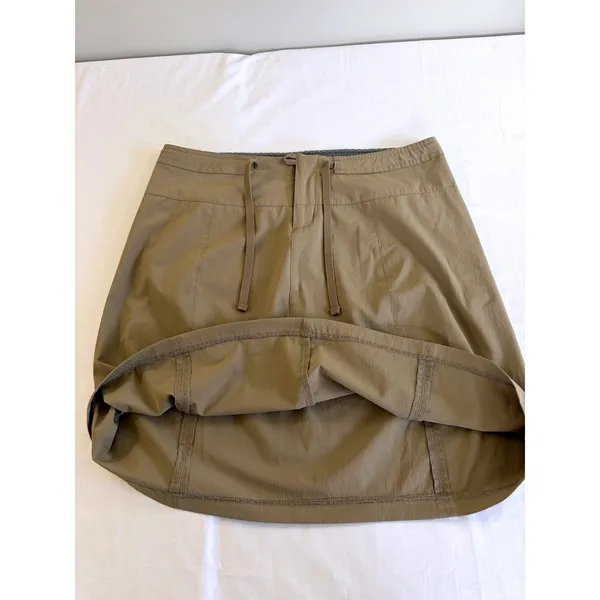 Mountain Hardwear Womens Khaki Hiking Skirt Size 8‎ Brown Outdoor Stretch Mini - Image 12