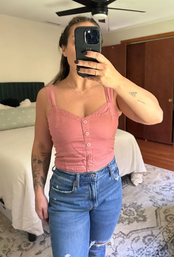 Abercrombie Crop Tank Top - Image 3