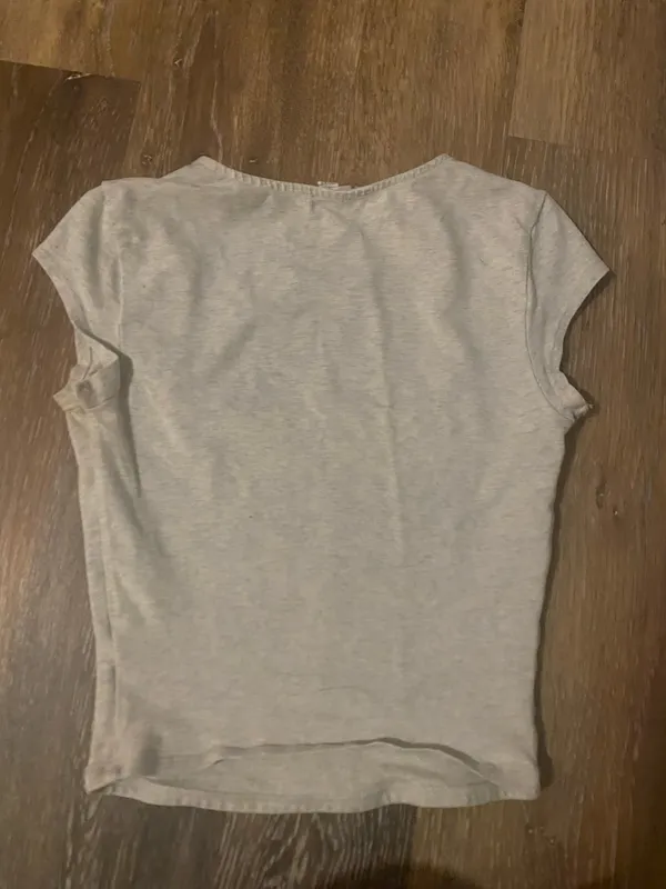 Garage gray square neck top  - Image 2
