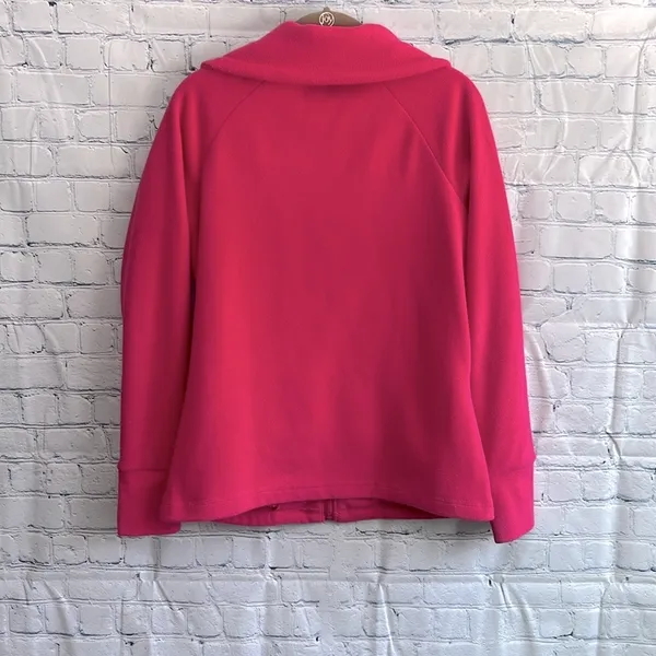 Calvin Klein performance fleece zip up jacket women’s size‎ small sweatshirt - Image 3