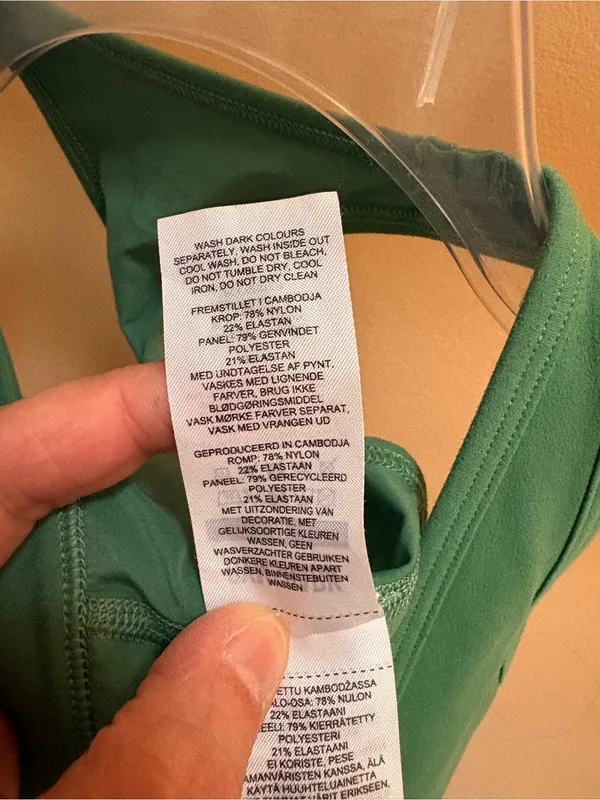 Gymshark x Whitney Simmons Sage Green Twist Front Sports Bra & Biker Shorts Set - Image 13
