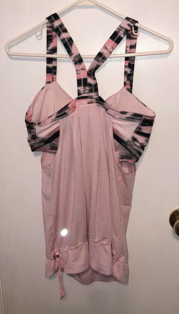 Lululemon Camo Top Pink 10 - Image 2