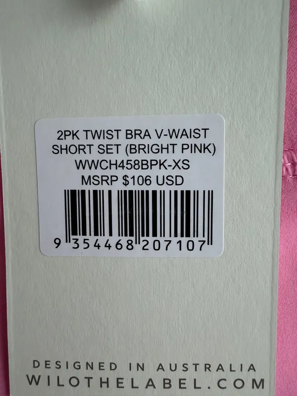 WILO Anthropologie The Label Sports Bra and shorts - Image 3