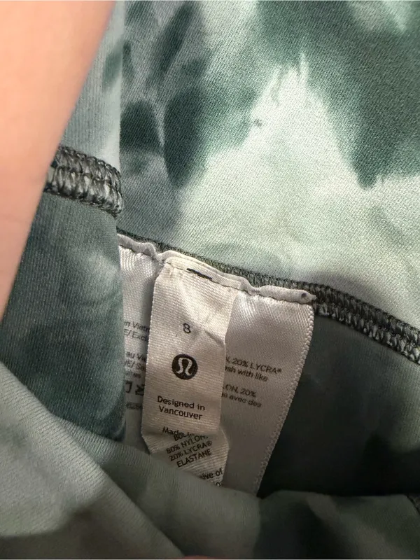 Lululemon‎ Align Green Tie-Dye Leggings - Image 2