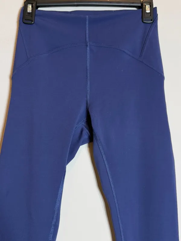 Lululemon Instill High-Rise Tight 25" Womens 6 Night Sea Blue Legging Active Gym - Image 8