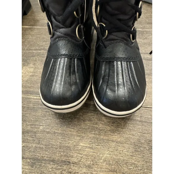 Sorel Womens Tofino II Faux‎ Fur Cuff Waterproof Boot Size 6 Black - Image 4