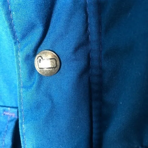 Woolrich vintage women's blue winter puffy jacket with pockets heavy medium - Image 6