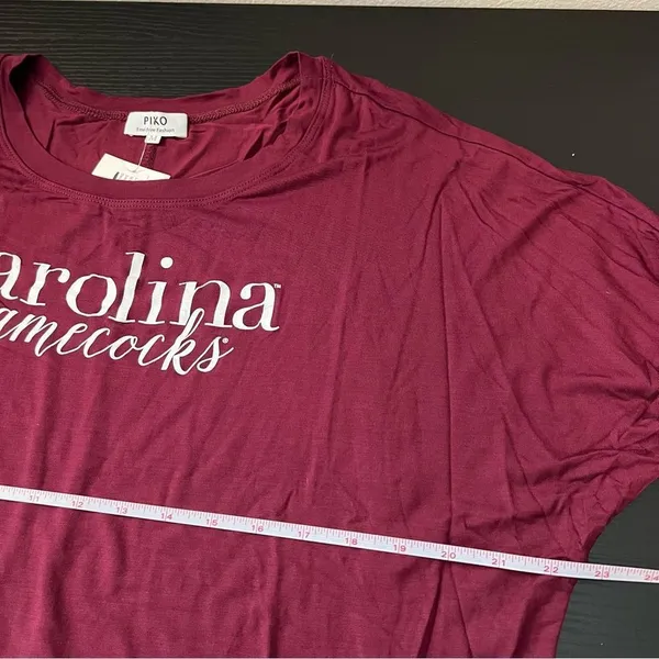 Piko Women’s Maroon Carolina Gamecocks Bamboo Long Sleeve Top Medium NWT‎ - Image 10