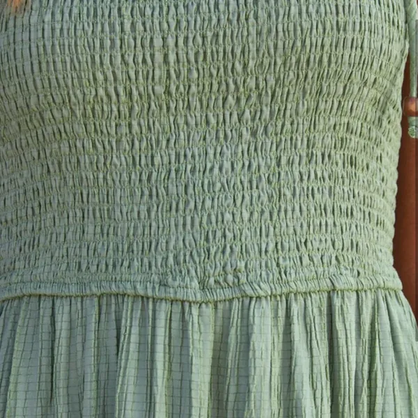 Vici | Fling For Spring Smocked Tiered Midi Dress - Image 4
