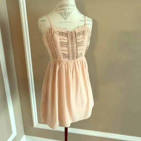 American Eagle Embellished Cut Out Dress Sz 0 - Image 3