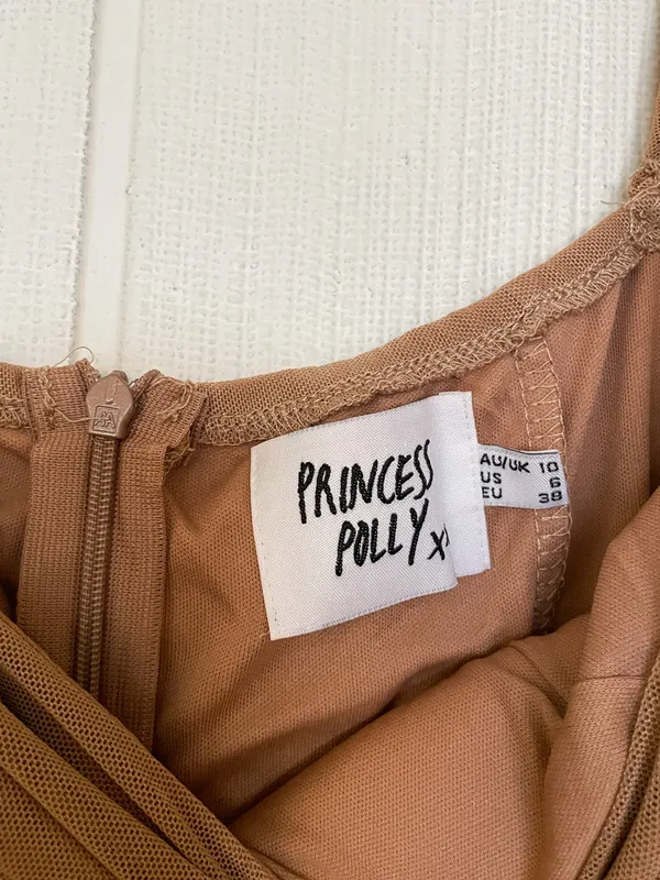 Princess Polly Delany Bodysuit Beige - Image 8