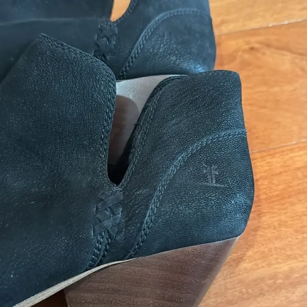 NWOT Frye Reina Cut Out Bootie in‎ black ankle small heel southwestern size 9.5 - Image 13