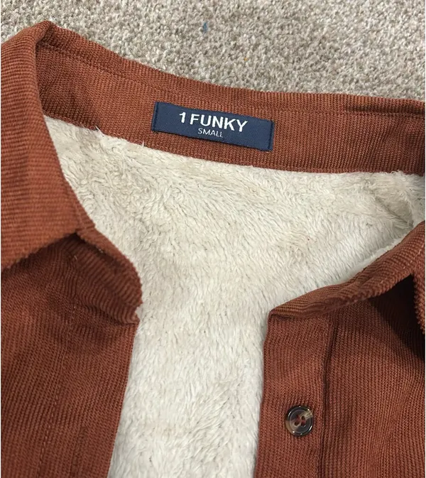 Burnt orange/brown shacket Orange - Image 3