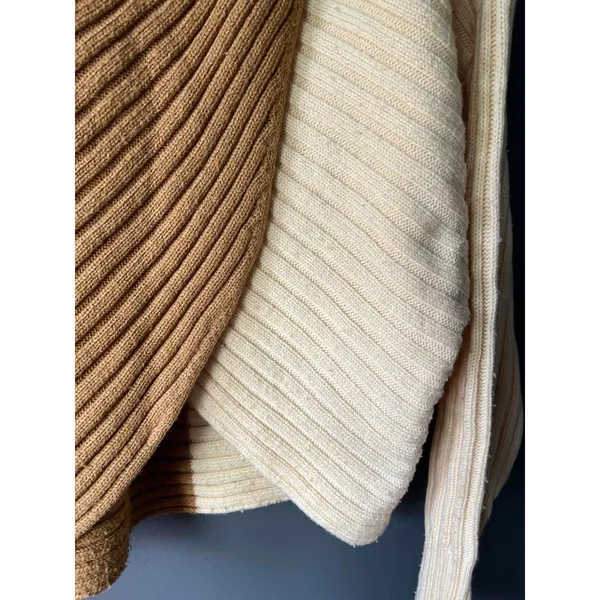 Anthropologie Colorblock Ribbed Knit Sweater Size L - Image 10