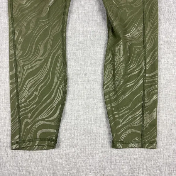 Fabletics Leggings Womens XS Green Ankle PowerHold Yoga Gym Pants Compression - Image 10