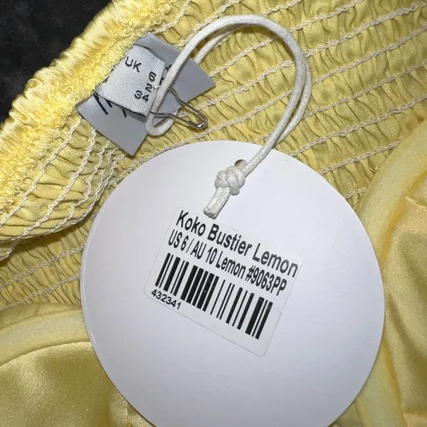 Princess Polly Koko Bustier in Lemon Size 2 New with tag - Image 15