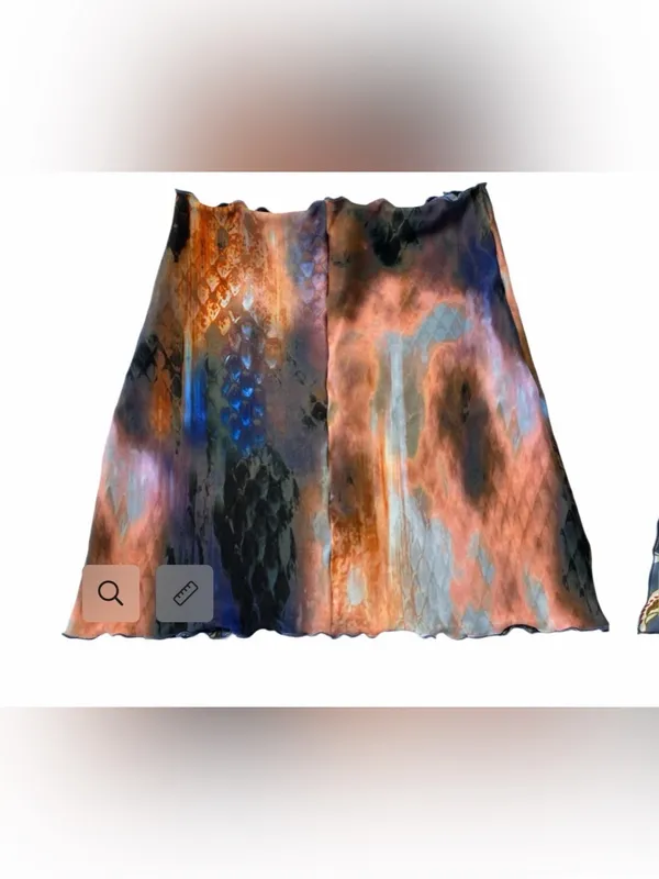 Haystacks Lake Geneva Reversible Kate Mini Skirt‎ Size XS - Image 2