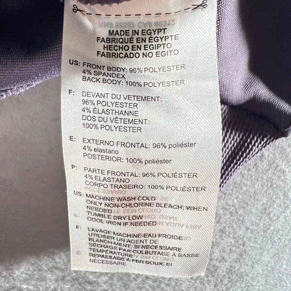 857 | Adidas Golf Full Zip‎ Textured Performance Track Jacket Purple Womens M - Image 7