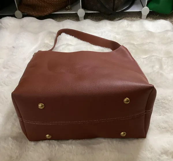 Brown Shoulder Tote Bag - Image 2