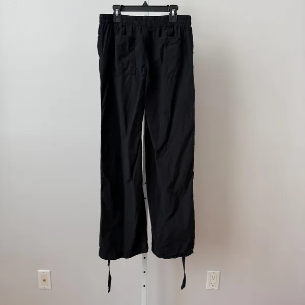 Aeropostale sz XS Convertible Cargo Pants Black ‎ Goth Grunge Utility Techwear - Image 6