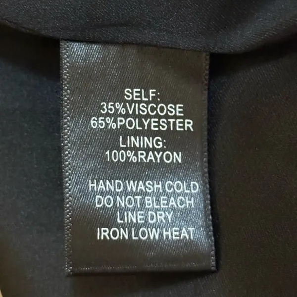 Lulu’s black back tie scoop back mini dress women’s size small - Image 7
