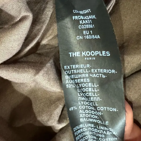 The Kooples Maxi Ombre Tan White Dress Women’s Small (1) - Image 2