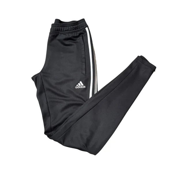 Adidas Climacool Soccer Track Pants XS Black Ankle Zip Training - Image 3
