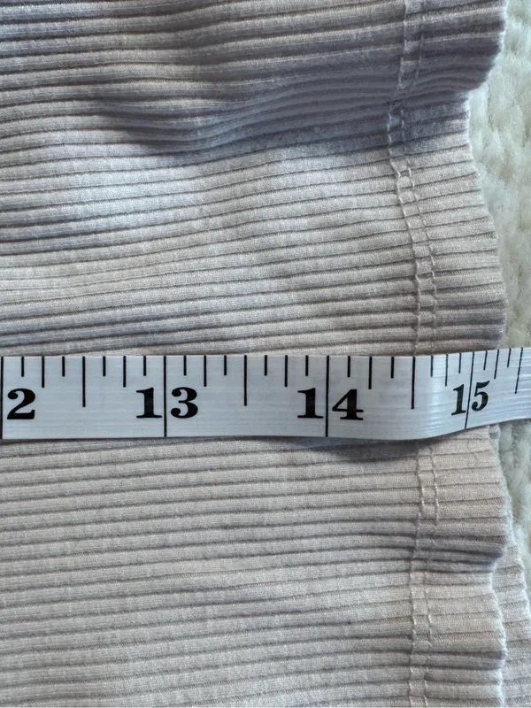 Cotton On Baby Pink Ribbed Tank Top – Size Small - Image 5