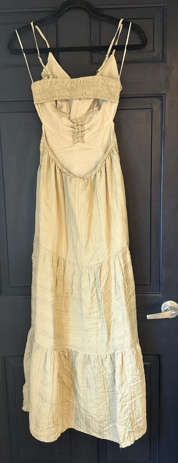 VICI NWOT! Green Tiered Maxi Dress - Image 7
