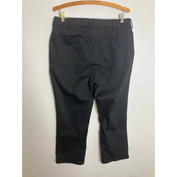 Duluth Trading Co Pants Womens 12 Black Excellent Utility Stretch Straight Leg - Image 4