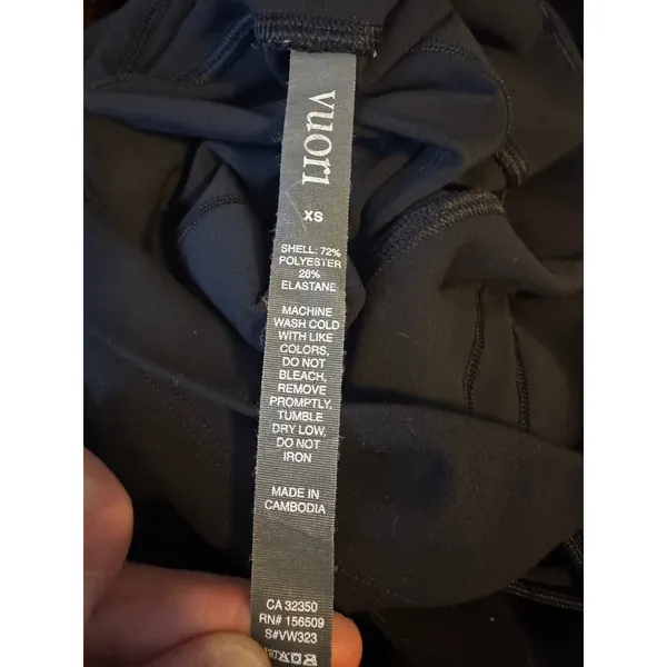 Vuori Women's Daily Jogger Leggings Black Drawstring High Rise XS Style VW323 - Image 4