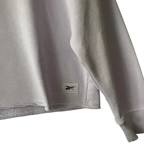 Reebok Studio Style LS Crew Sweatshirt Women's Medium Training Purple‎ Sporty - Image 2