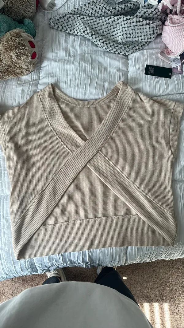 Open back top Tan Size M - Image 2