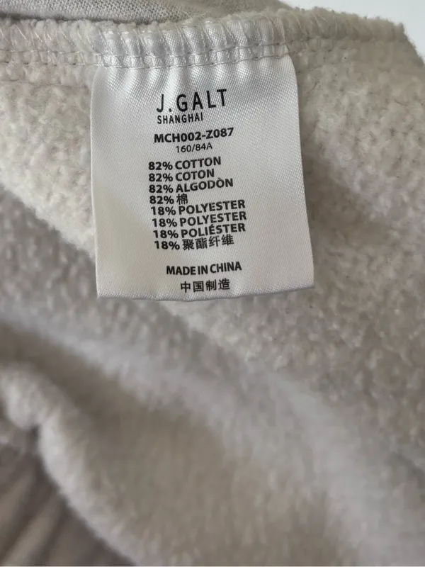 John Galt Brandy Melville Gray Jogger Sweat Pant Athleisure Sporty Loungewear - Image 7
