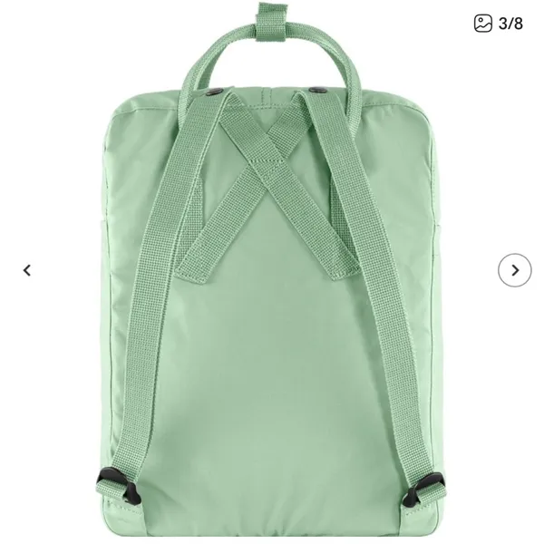 Fjällräven Kanken Classic Bag Bookbag Back Pack Mint Green Outdoor GORP Core - Image 3