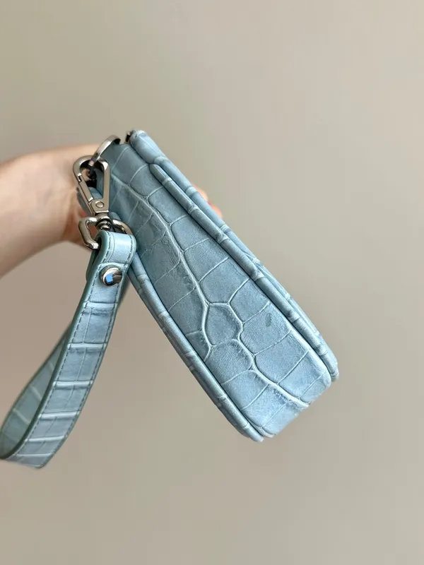 JW PEI Eva Small Shoulder Bag, Icy Croc - Image 13